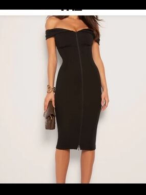 TA3 Viral Corset Dress Black L NWT Hourglass Sculpting Dress